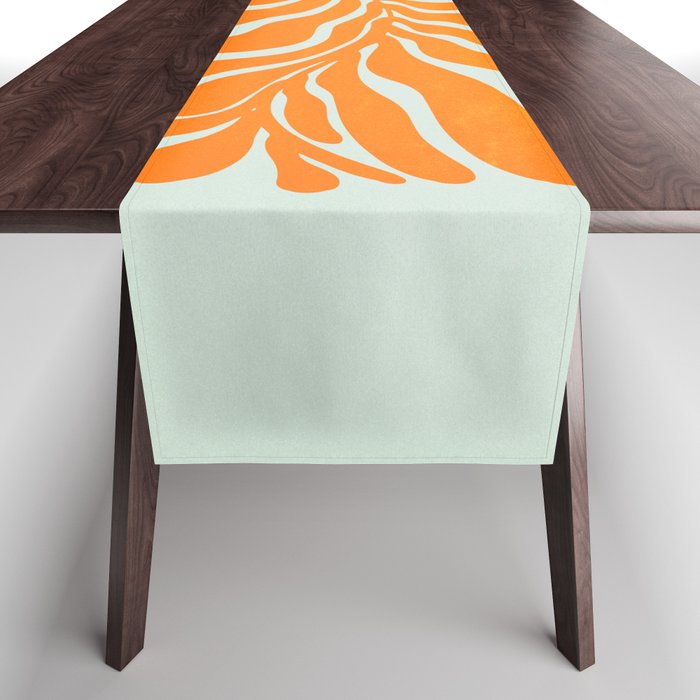 Frozen Sunrise Ferns: Matisse Edition  Table Runner Gallery Image 1