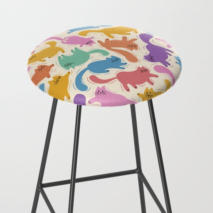 Rainbow Cats Stool Gallery Image 2