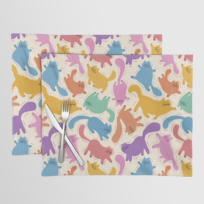 Rainbow Cats Placemat Gallery Image 1