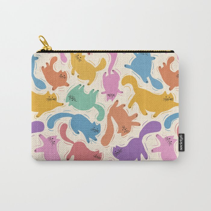 Rainbow Cats Carry All Pouch Gallery Image 1