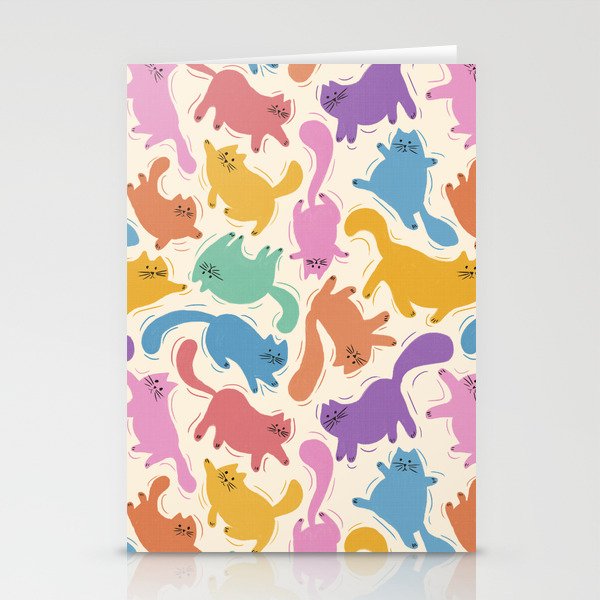Rainbow Cats Stationery Card Gallery Image 2