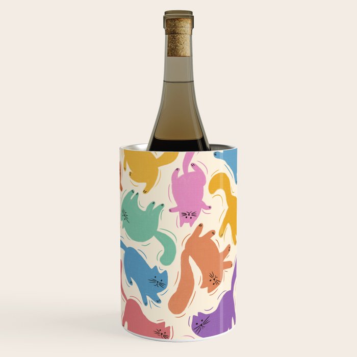 Rainbow Cats Wine Chiller Gallery Image 1