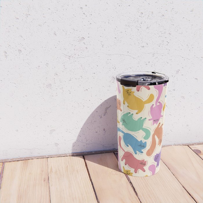 Rainbow Cats Travel Mug Gallery Image 4
