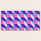 Geometric 01A Desk Mat Gallery Image 3