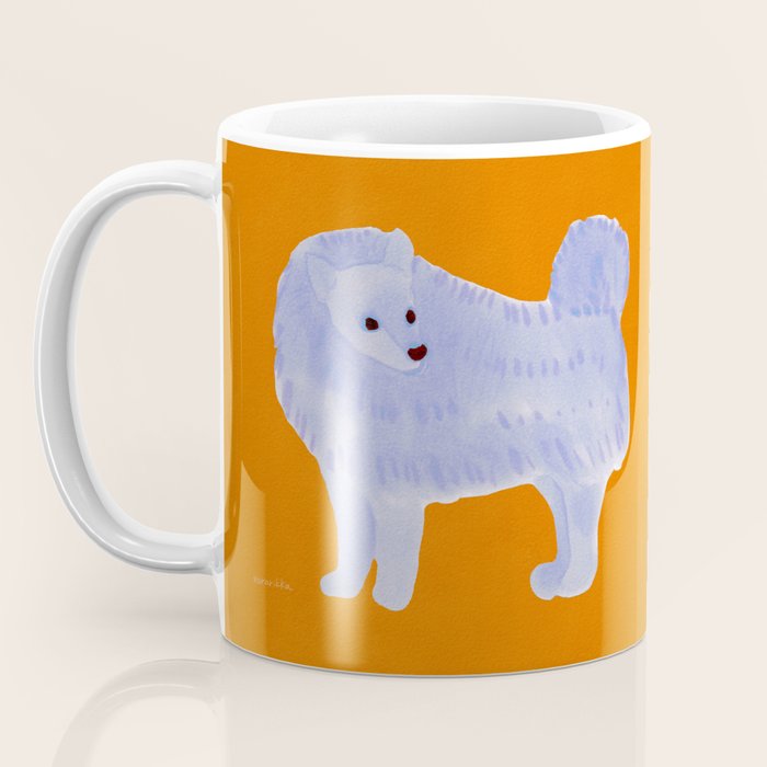 Two Calm Dogs - Blue and Orange Coffee Mug Gallery Image 3