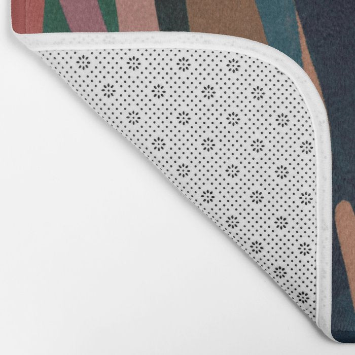 abstract striped multicolored background Bath Mat Gallery Image 2