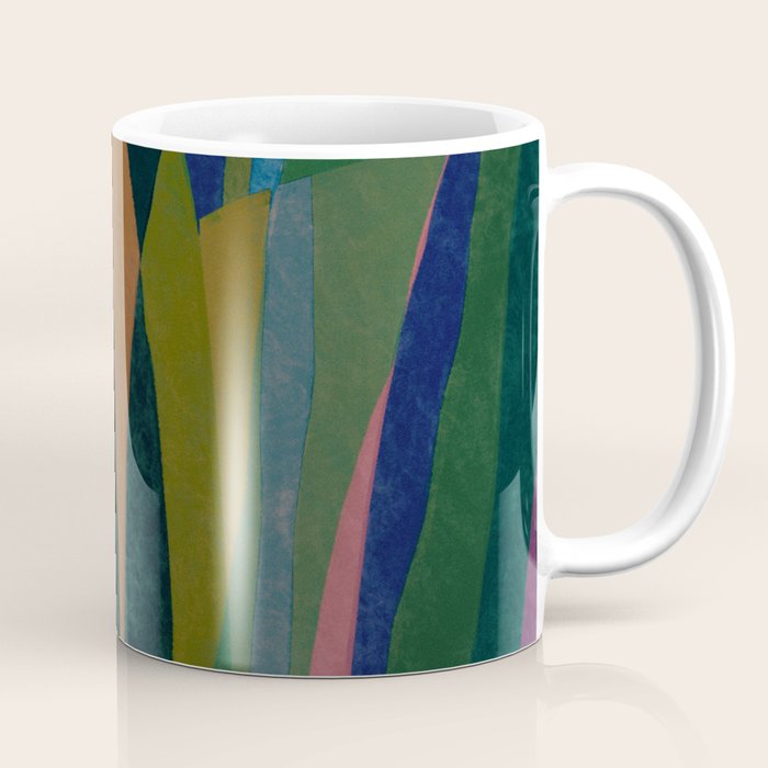 abstract striped multicolored background Coffee Mug Gallery Image 1