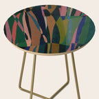 abstract striped multicolored background Side Table Gallery Image 2