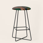 abstract striped multicolored background Stool Gallery Image 1