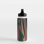 abstract striped multicolored background Water Bottle Gallery Image 3