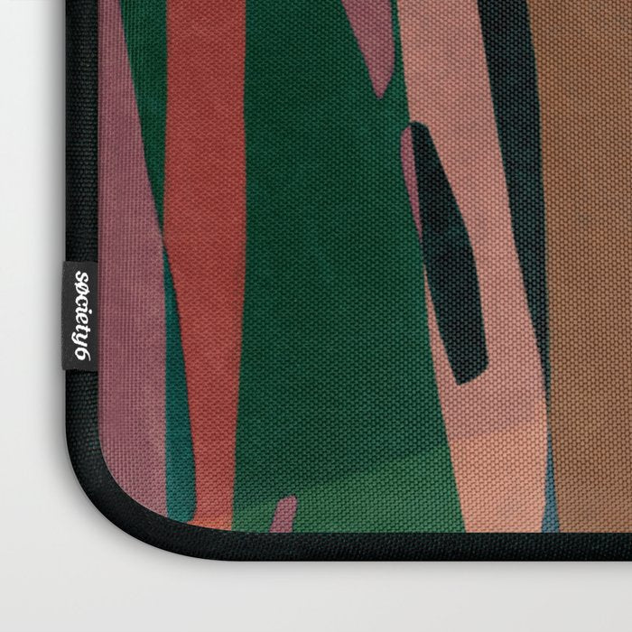 abstract striped multicolored background Laptop Sleeve Gallery Image 3