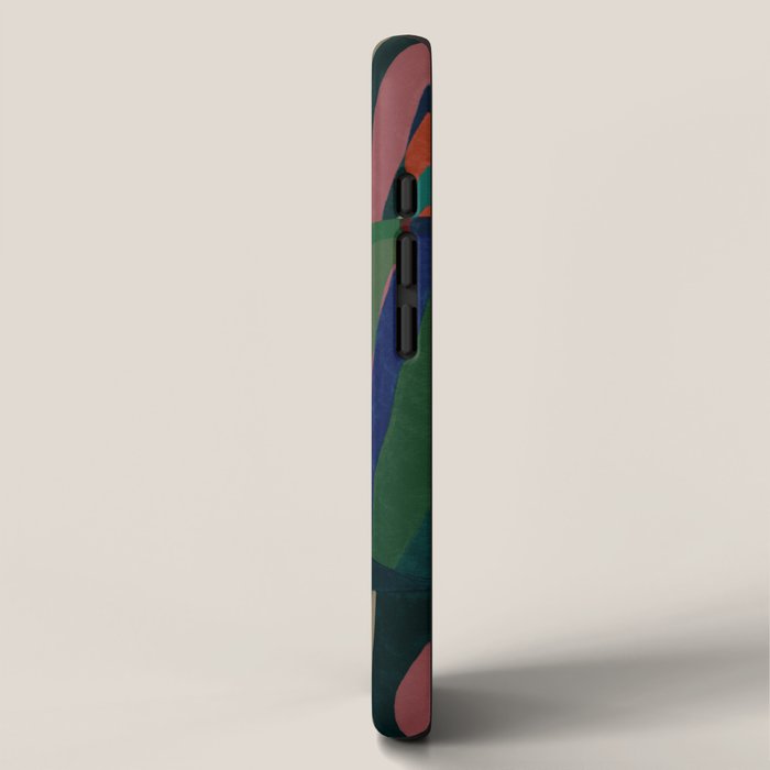 abstract striped multicolored background iPhone Case Gallery Image 2