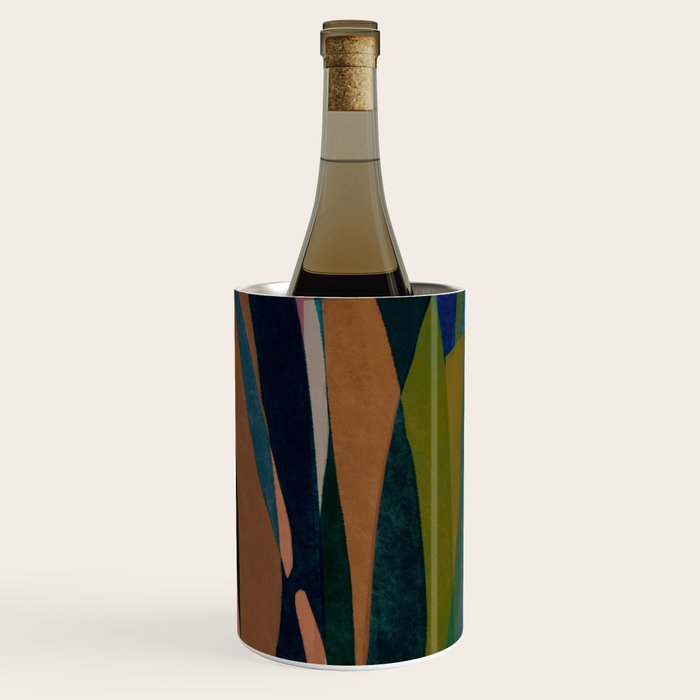 abstract striped multicolored background Wine Chiller Gallery Image 1
