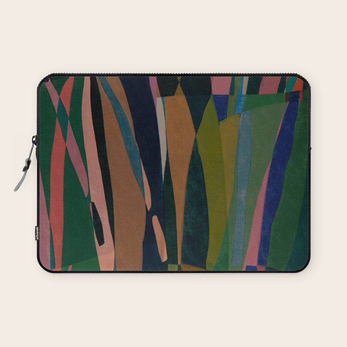 abstract striped multicolored background Laptop Sleeve Gallery Image 1