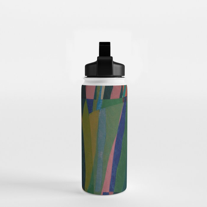 abstract striped multicolored background Water Bottle Gallery Image 2