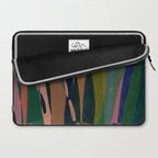 abstract striped multicolored background Laptop Sleeve Gallery Image 2
