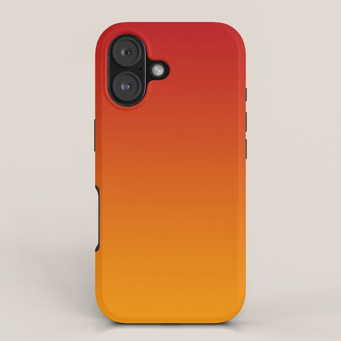 Red Orange Gradient iPhone Case Gallery Image 1