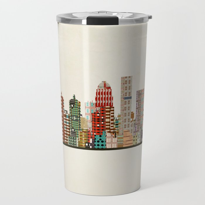 louisville kentucky skyline Travel Mug Gallery Image 1