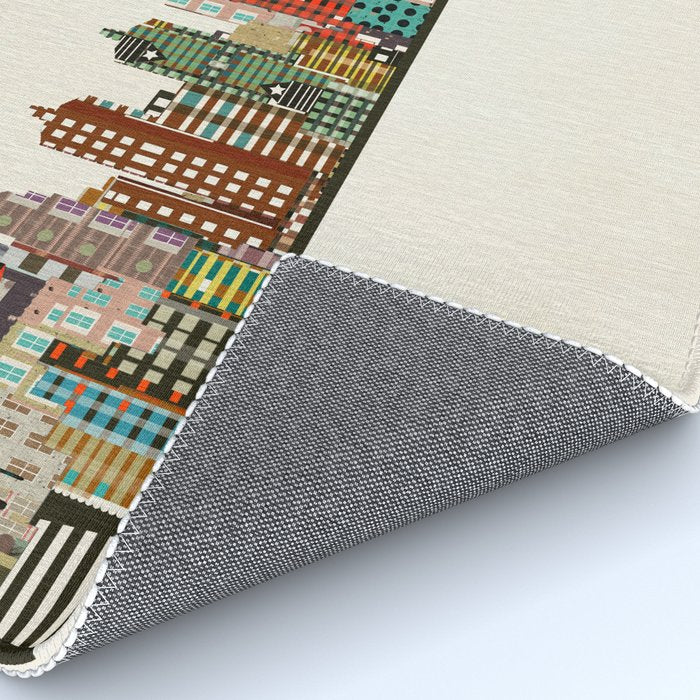 louisville kentucky skyline Rug Gallery Image 4