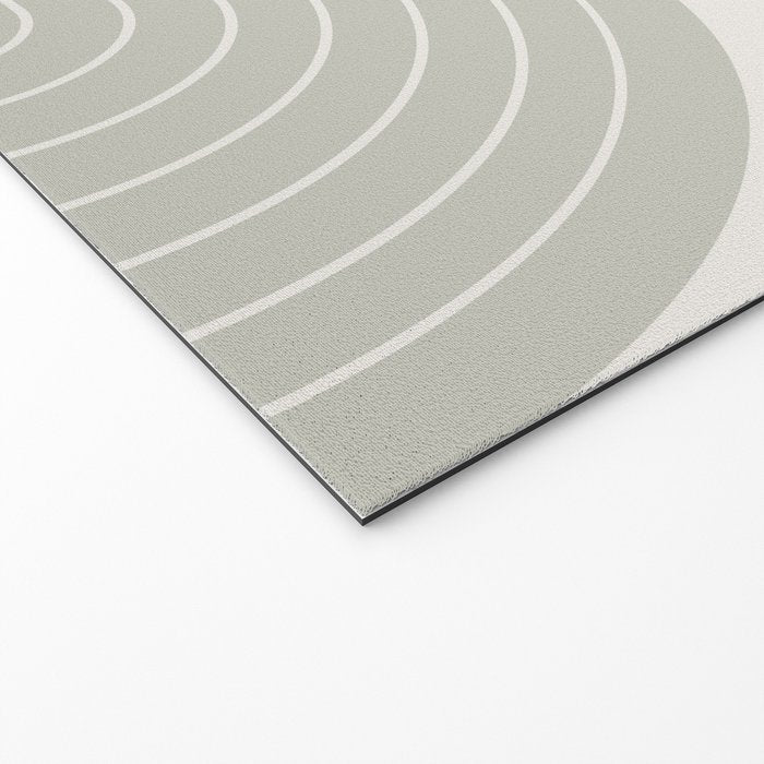 Two Tone Line Curvature LXIII Welcome Mat Gallery Image 2