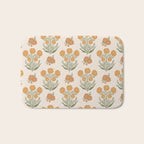 Marigold Block Print Bath Mat Gallery Image 1