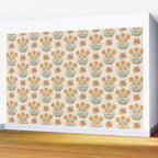 Marigold Block Print Wall Mural Gallery Image 2