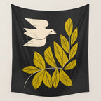 Dove and Branch Wall Tapestry Gallery Image 4