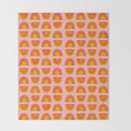 Vintage Rainbow Print Throw Blanket Gallery Image 2