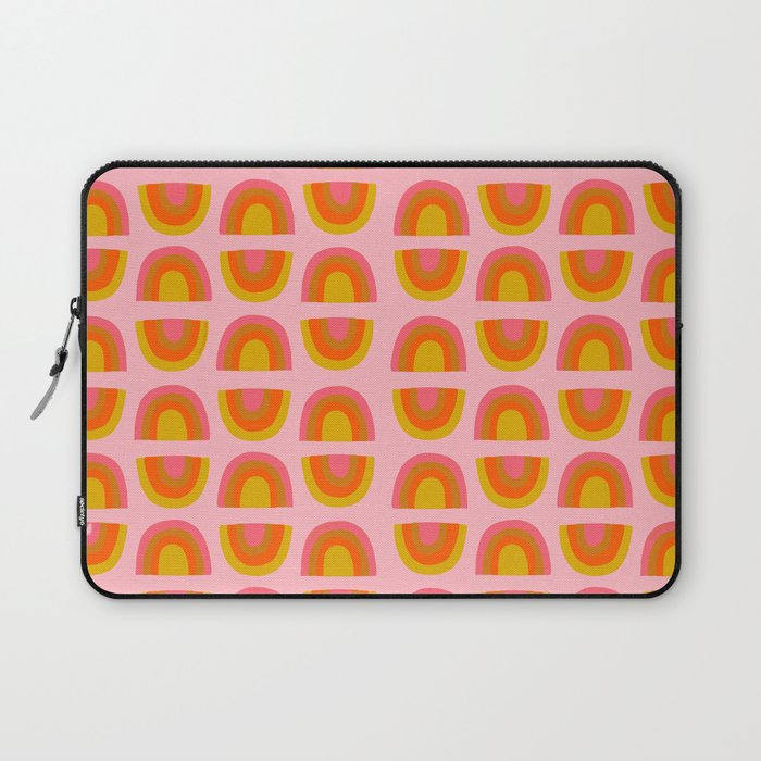 Vintage Rainbow Print Laptop Sleeve Gallery Image 1