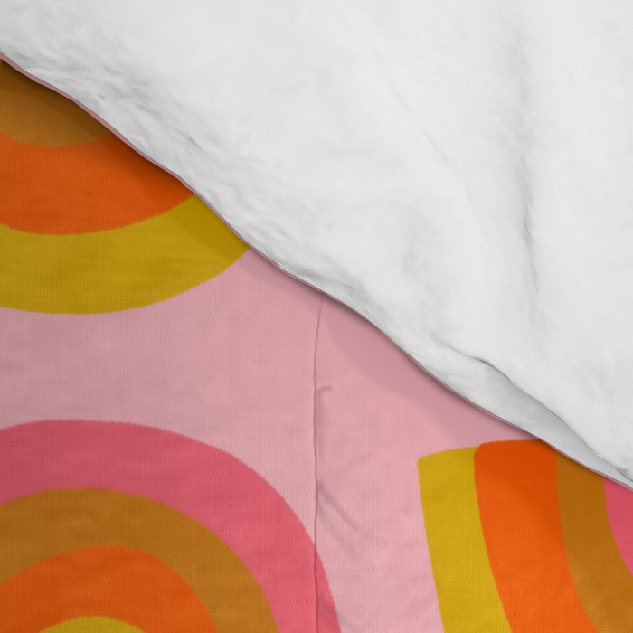 Vintage Rainbow Print Comforter Gallery Image 4