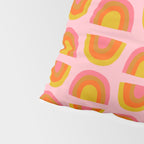 Vintage Rainbow Print Pillow Sham Gallery Image 4