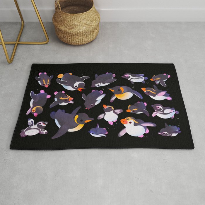 Penguin day - Name /dark Rug Gallery Image 1