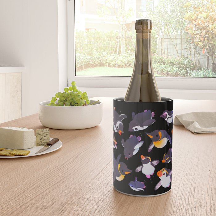 Penguin day - Name /dark Wine Chiller Gallery Image 4