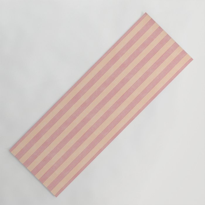 STRIPES 001 B - Macaron Yoga Mat Gallery Image 1