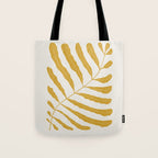 Yellow Plant Tote Bag Gallery Image 1