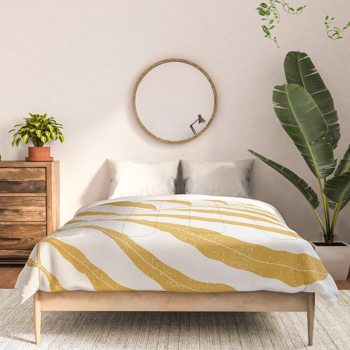 Yellow Plant Comforter Gallery Image 3