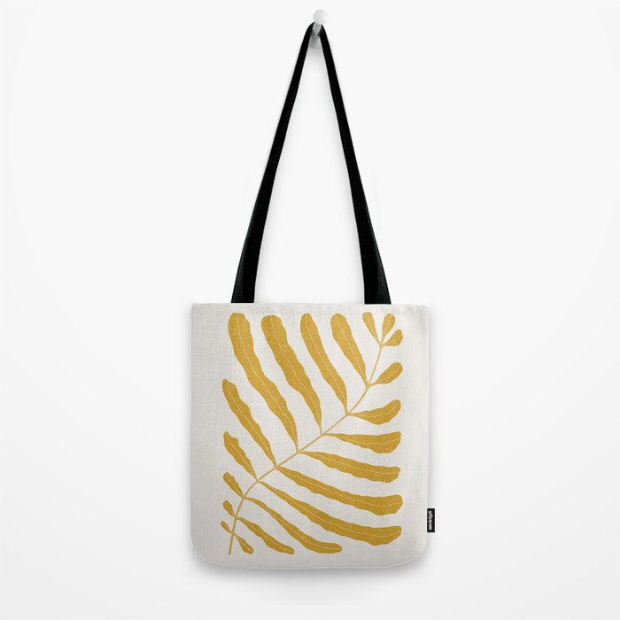 Yellow Plant Tote Bag Gallery Image 2