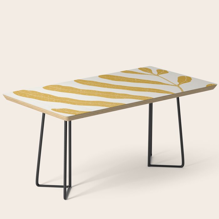 Yellow Plant Coffee Table Gallery Image 1