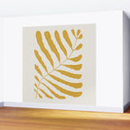 Yellow Plant Wall Mural Gallery Image 2