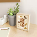 Tiki Time Brown Mini Art Print Gallery Image 2