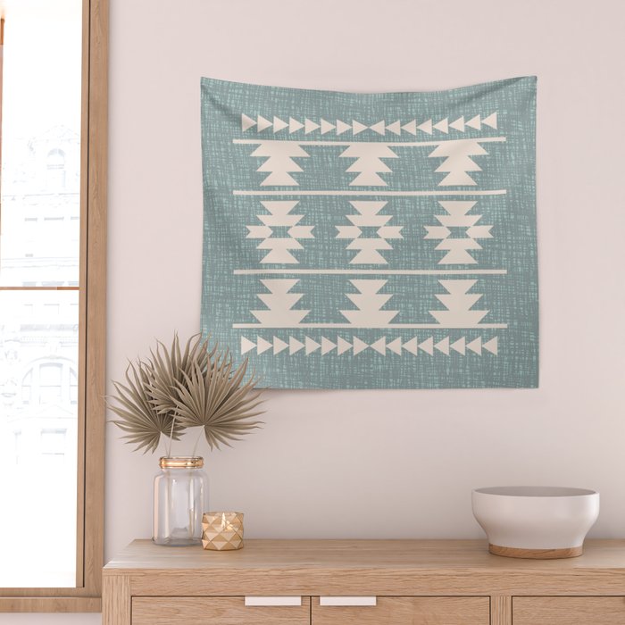 Southwestern Pattern 127 Wall Tapestry Gallery Image 2