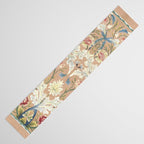 William Morris Antique Floral Embroidery Panel 1875 Table Runner Gallery Image 3