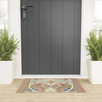 William Morris Antique Floral Embroidery Panel 1875 Welcome Mat Gallery Image 3
