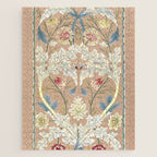 William Morris Antique Floral Embroidery Panel 1875 Jigsaw Puzzle Gallery Image 1
