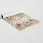 William Morris Antique Floral Embroidery Panel 1875 Yoga Mat Gallery Image 2