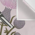 Goldfinch on Purple Thistles Wall Tapestry Gallery Image 3
