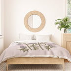 Goldfinch on Purple Thistles Duvet Cover Gallery Image 3