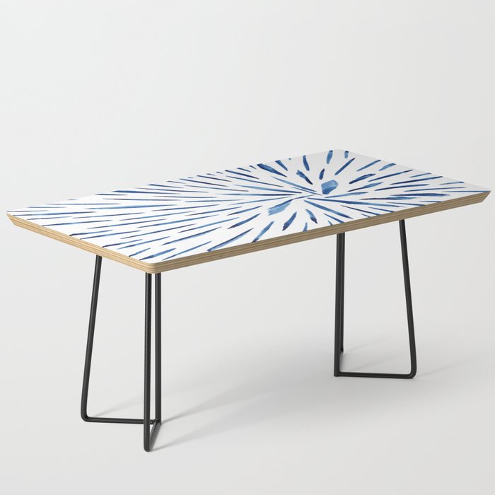 Indigo Sparks | Watercolor Pattern Coffee Table Gallery Image 1