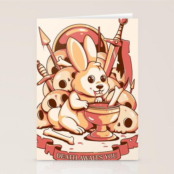 Death awaits you Stationery Card Gallery Image 2