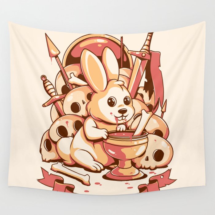 Death awaits you Wall Tapestry Gallery Image 4